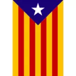 Katalonian lipun pystysuuntainen sijainti